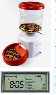 Automatic Pet Feeder, Smart Food Dispenser, Voice Recording Feeder - available at Sparq Mart