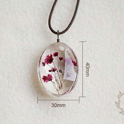 Artisan Flower Pendant, Glass Floral Necklace, Summer Necklace Jewelry - available at Sparq Mart