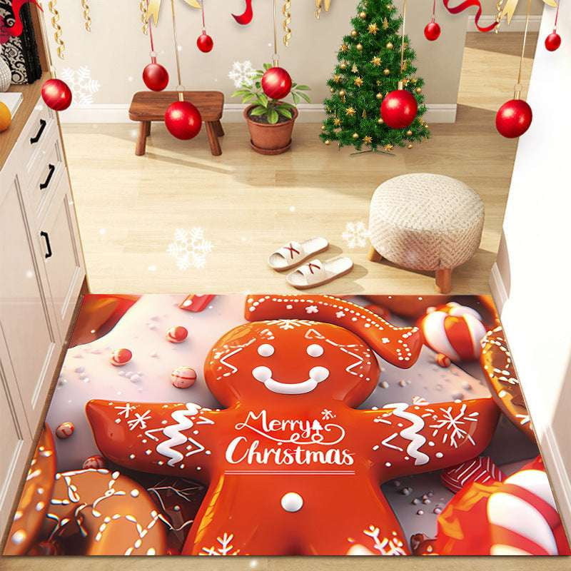 Bay Window Christmas Rug, Christmas Bedside Carpet, Festive Bedroom Carpets - available at Sparq Mart