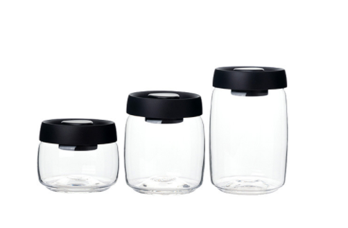 Glass jar set, Press glass jar, Vacuum glass jar - available at Sparq Mart