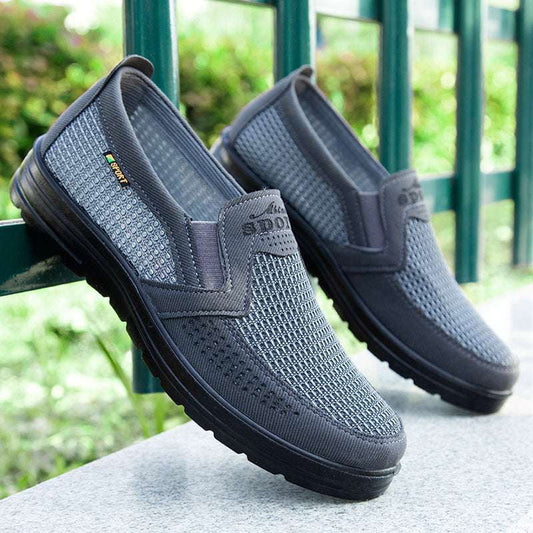 Breathable Mesh Shoes, Men, Summer Casual Footwear - available at Sparq Mart