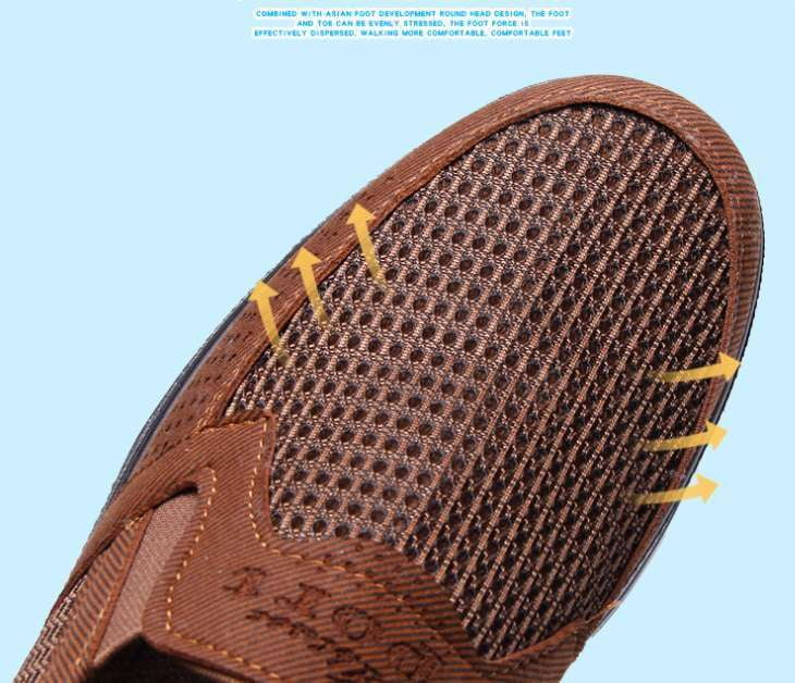 Breathable Mesh Shoes, Men, Summer Casual Footwear - available at Sparq Mart