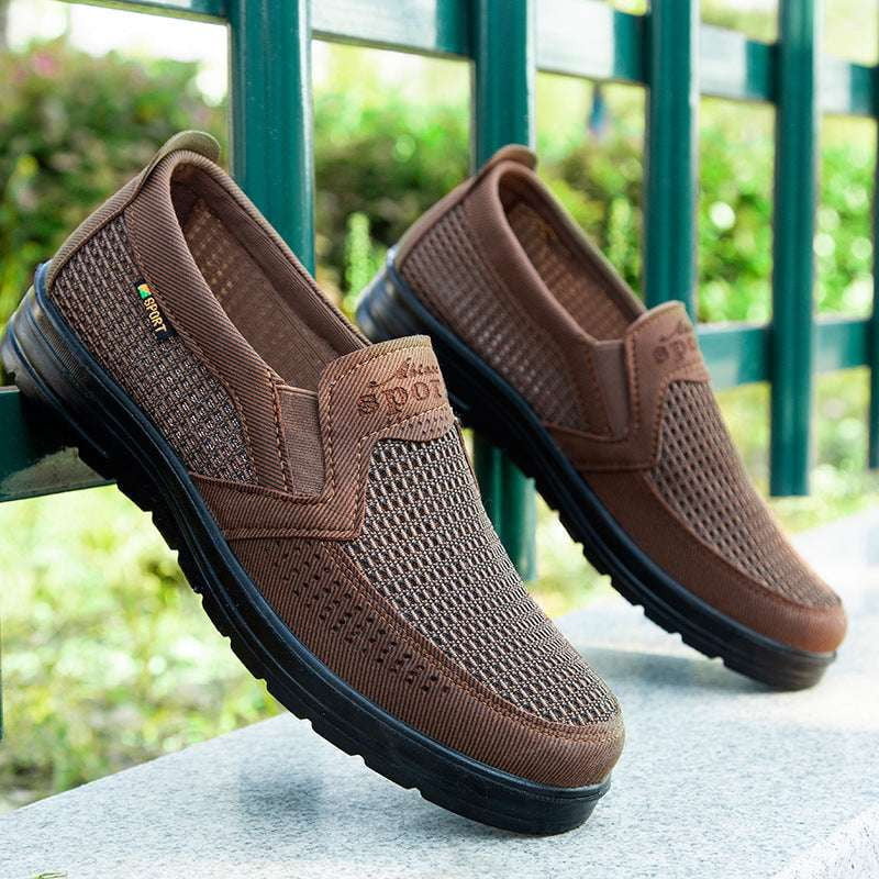 Breathable Mesh Shoes, Men, Summer Casual Footwear - available at Sparq Mart