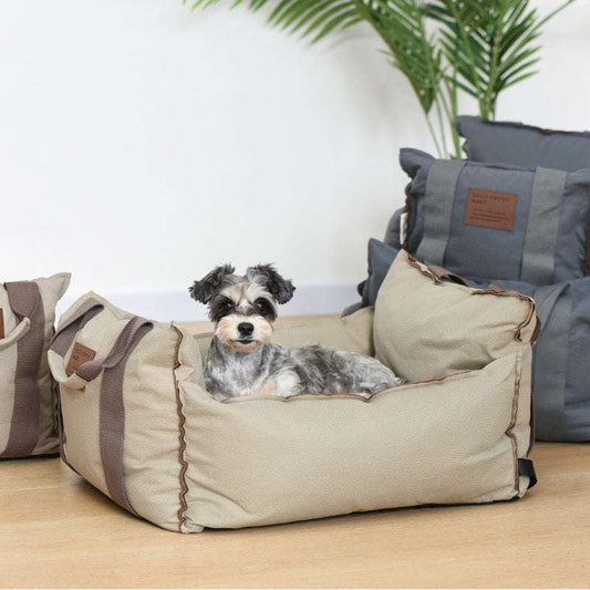 All-season dog bed, Car-safe pet bed, Comfortable pet travel - available at Sparq Mart