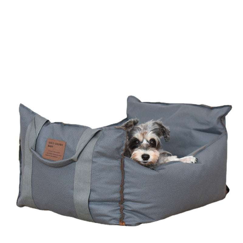 All-season dog bed, Car-safe pet bed, Comfortable pet travel - available at Sparq Mart