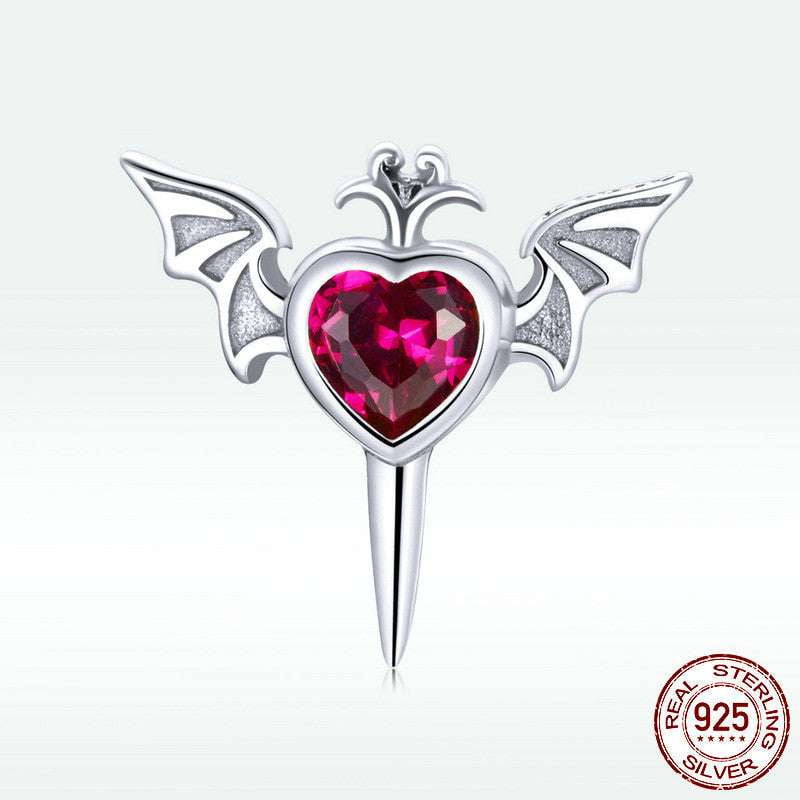 Fashion Wings Jewelry, Heart Earrings Online, Zircon Stud Earrings - available at Sparq Mart