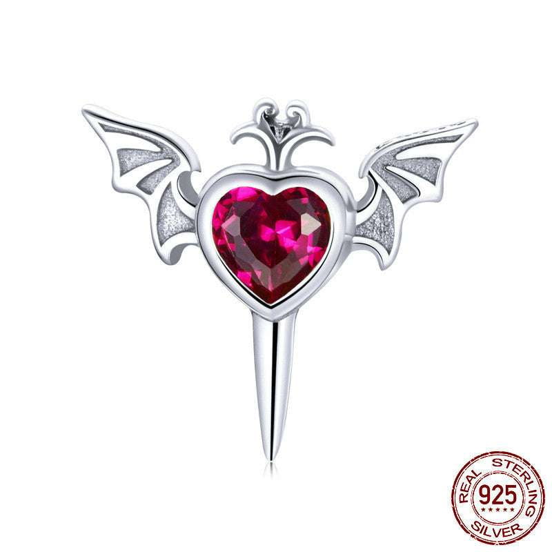 Fashion Wings Jewelry, Heart Earrings Online, Zircon Stud Earrings - available at Sparq Mart