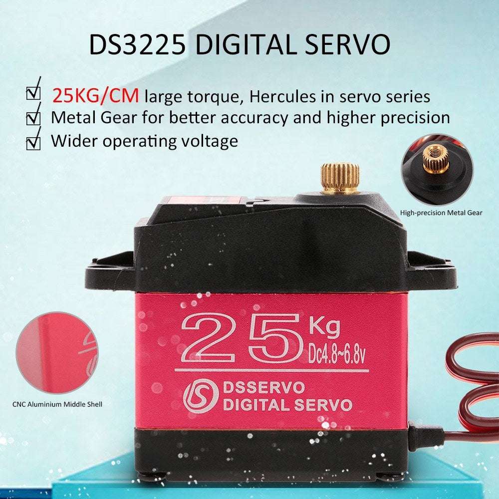 digital servo, high torque servo, waterproof servo - available at Sparq Mart