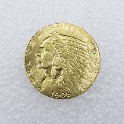 Antique Gold Coin, Indian Half Eagle, Rare Collectible Coin - available at Sparq Mart