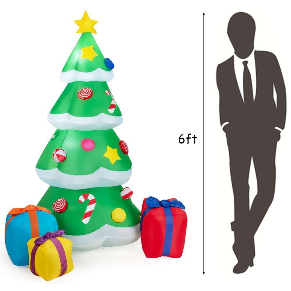 Decorative Ornaments, Inflatable Santa Claus Tree, Sparq Mart - available at Sparq Mart