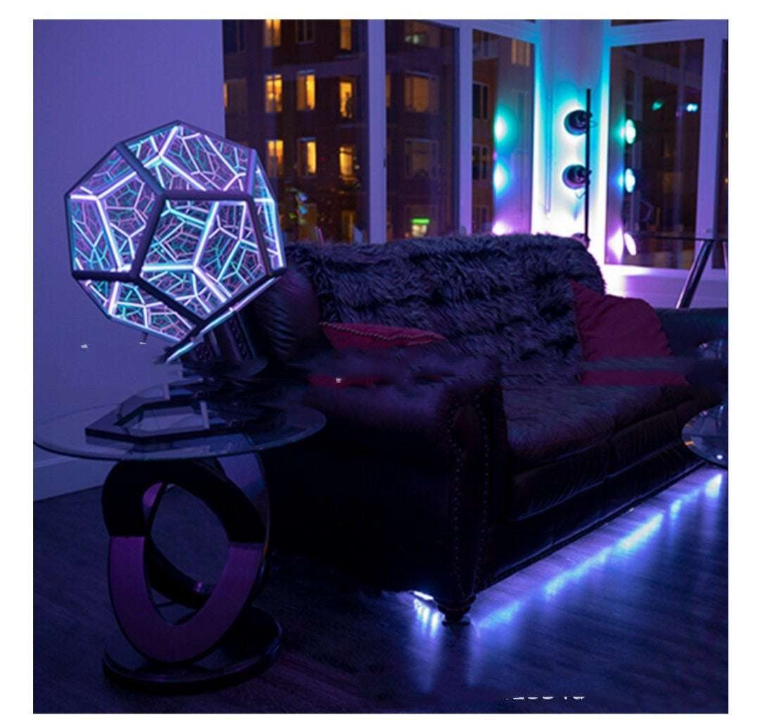 Dodecahedron, Night Light, Table Lamp - available at Sparq Mart