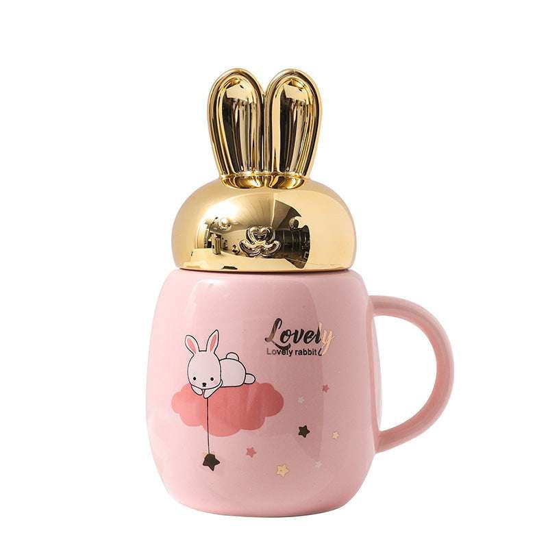 Ceramic Mug, Pot Belly Mug, Rabbit Ears Mug - available at Sparq Mart