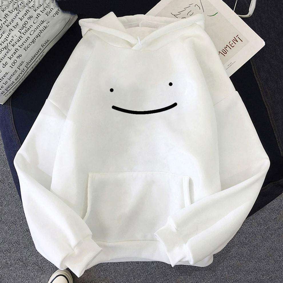 Casual Smile Sweater, Comfortable Hooded Sweatshirt, Men's Cartoon Hoodie - available at Sparq Mart