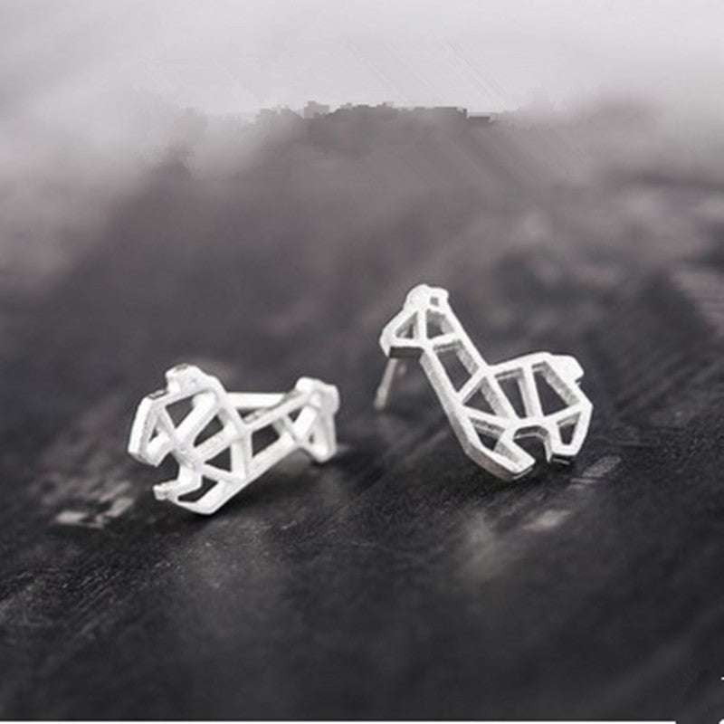 Alloy Giraffe Jewelry, Elegant Stud Earrings, Fashionable Women's Earrings - available at Sparq Mart