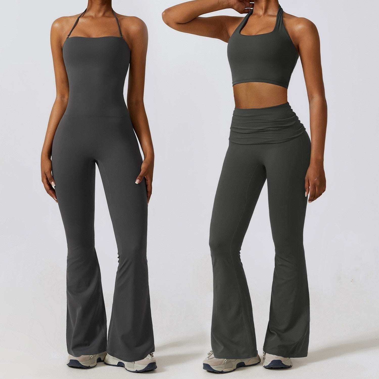 bootleg jumpsuit fit, casual waist jumpsuit, premium black jumpsuit - available at Sparq Mart