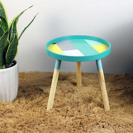 Mini Bedside Table, Nordic Coffee Table, Small Round Table - available at Sparq Mart