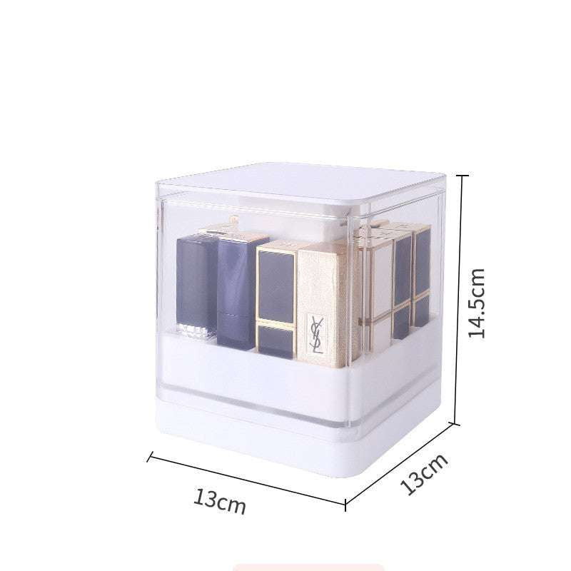 Clear Lipstick Holder, Dustproof Makeup Box, Lipstick Storage Organizer - available at Sparq Mart