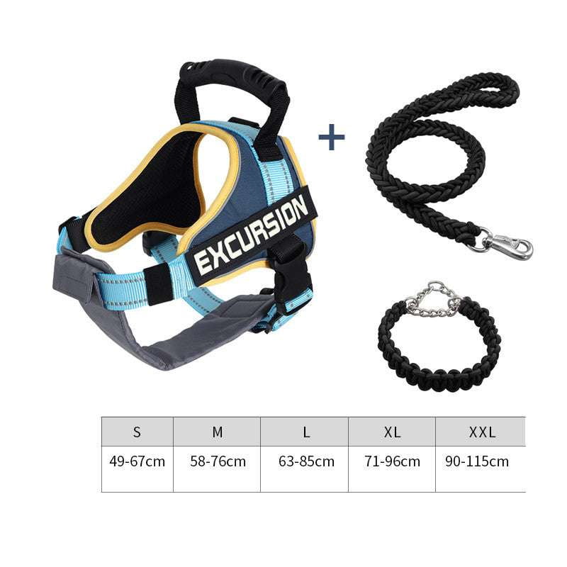 Adjustable Dog Harness, Hiking Dog Gear, Secure Pet Harness - available at Sparq Mart