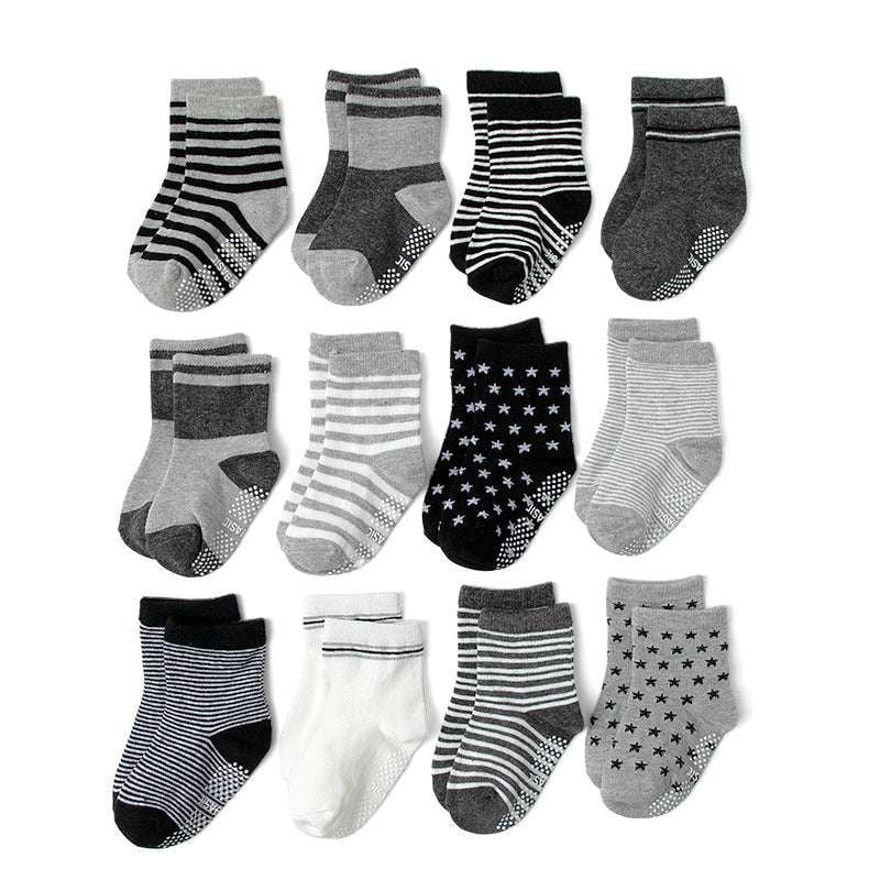 Cotton children's socks, Kids breathable socks, Non-slip toddler socks - available at Sparq Mart