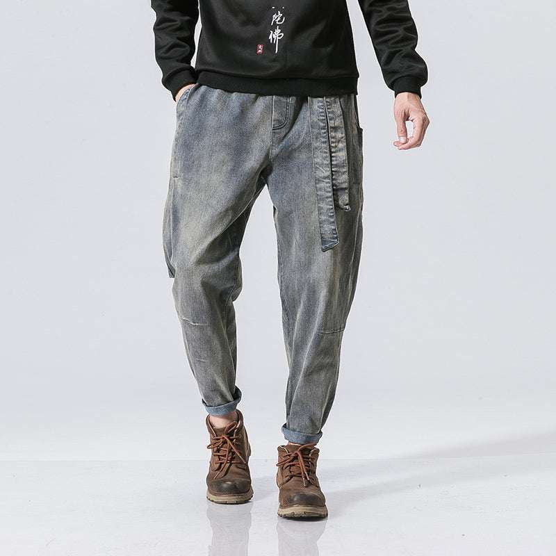 Comfortable Loose Jeans, Mens Vintage Jeans, Stylish Denim Wear - available at Sparq Mart