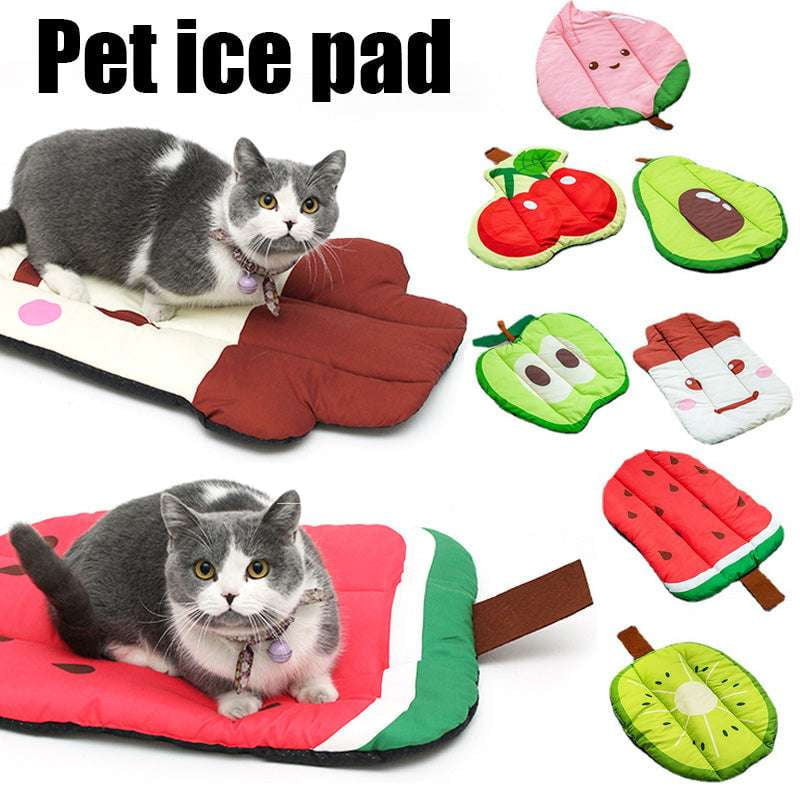 ice silk cooling, summer pet comfort, washable cooling mat - available at Sparq Mart