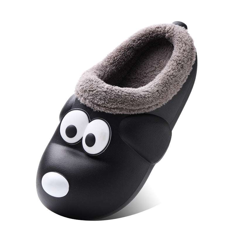 Cartoon indoor shoes, Cute household slippers, Puppy cotton slippers - available at Sparq Mart