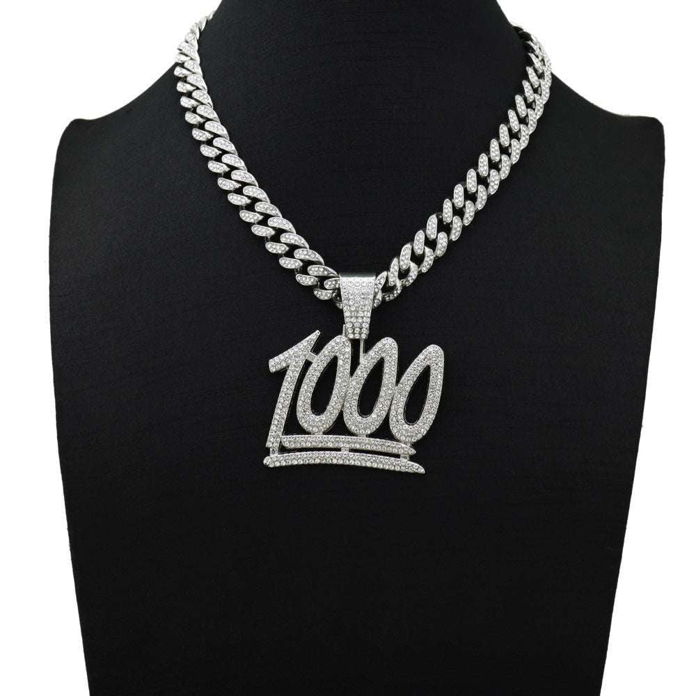 Gold Plated Necklace, Hip-Hop Necklace Gold, Men's Chain Pendant - available at Sparq Mart