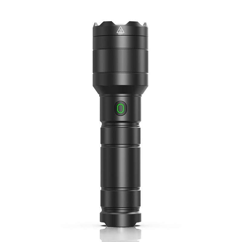 Rechargeable LED Torch, Strong Outdoor Flashlight, Waterproof Tactical Flashlight - available at Sparq Mart