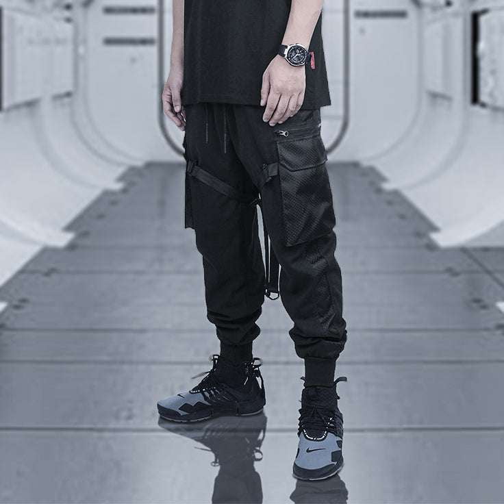 Durable Splicing Trousers, Functional Paratrooper Pants, Tactical Work Leggings - available at Sparq Mart