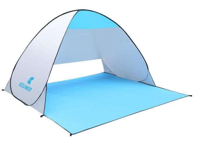 Automatic Pop-up Tent, Beach Sun Shelter, UV Protected Camping - available at Sparq Mart