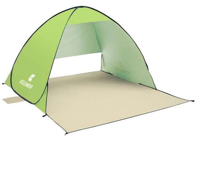 Automatic Pop-up Tent, Beach Sun Shelter, UV Protected Camping - available at Sparq Mart