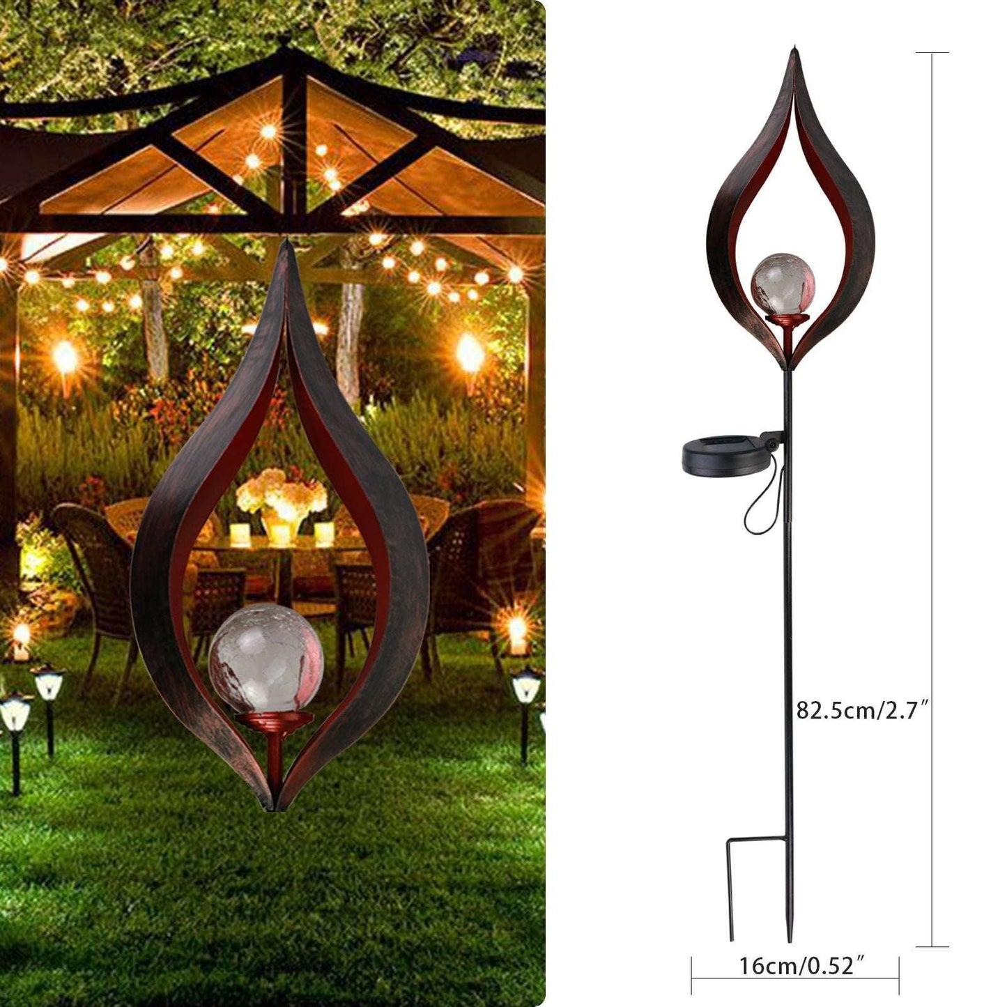 decorative solar lamps, outdoor solar illumination, solar garden lights - available at Sparq Mart