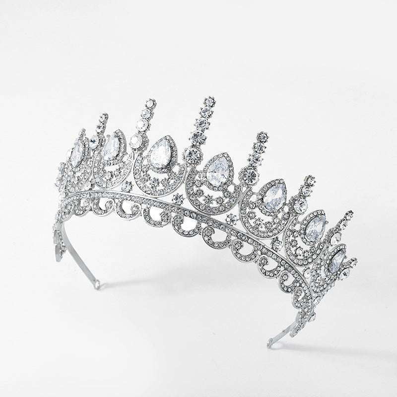 Bridal Crown Headpiece, Elegant Hair Ornaments, Wedding Tiara Accessories - available at Sparq Mart