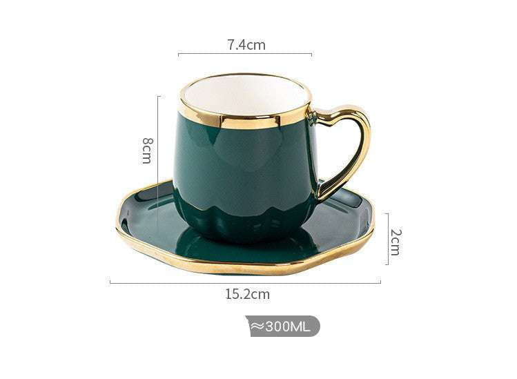 Afternoon Tea Mug, Ceramic Tea Cup, Colorful Coffee Cups - available at Sparq Mart