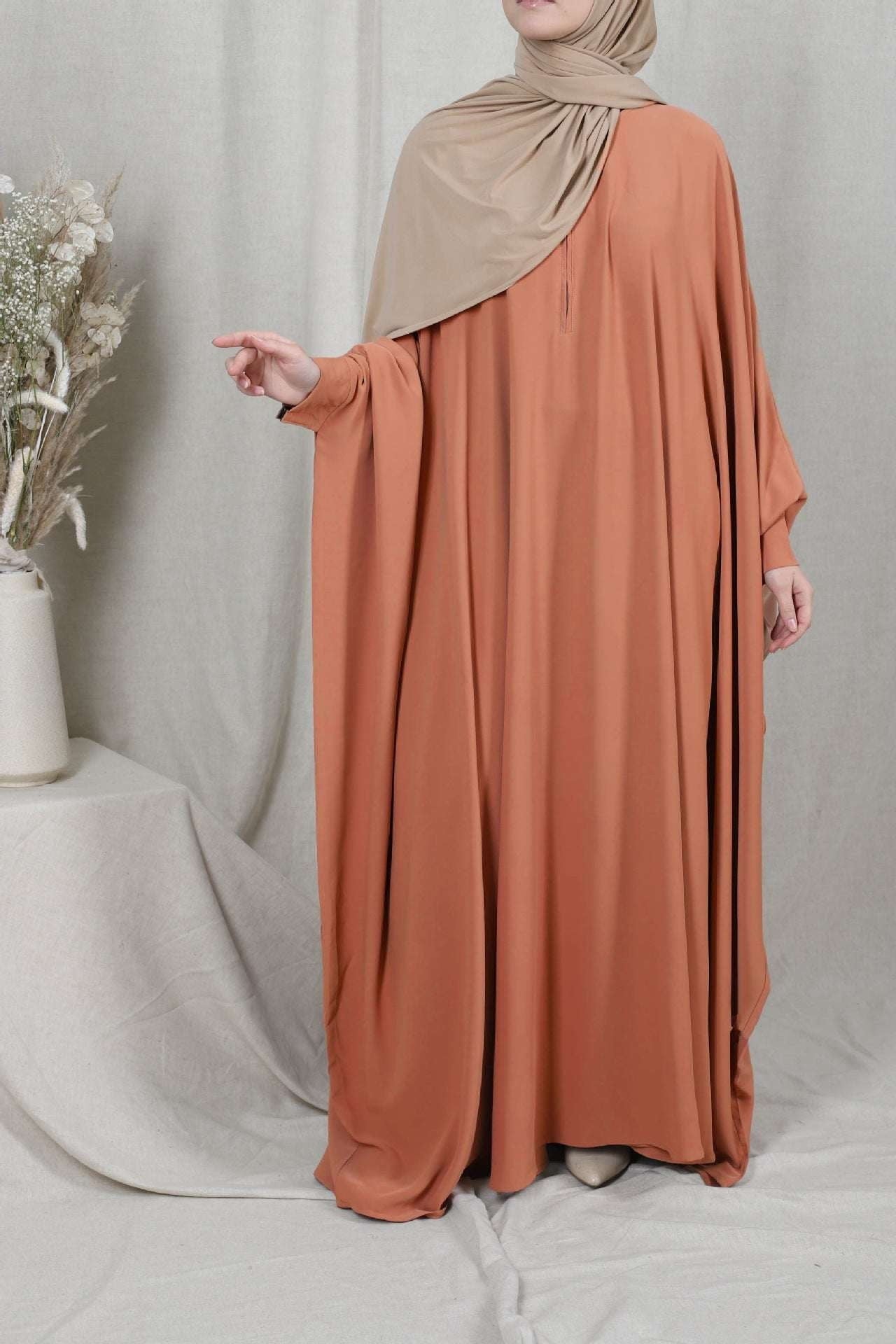 Eid Khimar Gown, Full Cover Abaya, Ramadan Islamic Attire - available at Sparq Mart