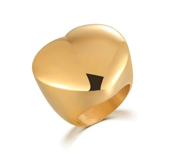 Designer Flower Ring, Fashionable Ladies Ring, Stainless Steel Ring - available at Sparq Mart