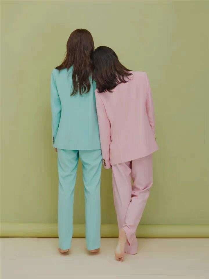 classic suit styles, elegant green suit, premium pink suit - available at Sparq Mart