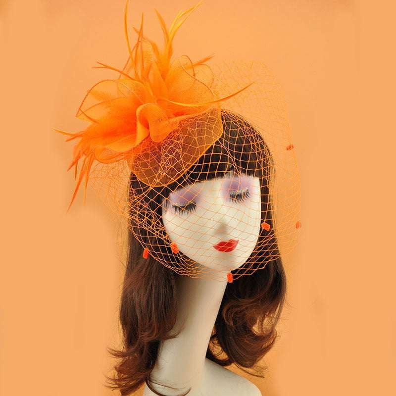 British Veil Hat, Elegant Veil Hat, Retro Top Hat - available at Sparq Mart