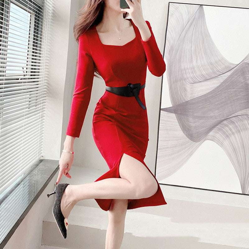 Elegant Hip Dresses, Slim Fit Dresses, Women's Slim Dresses - available at Sparq Mart