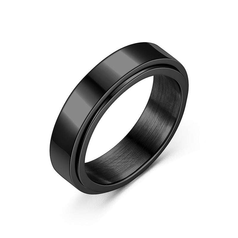 Durable Titanium Band Women, Elegant Steel Ring Accessory, Women's Titanium Steel Ring - available at Sparq Mart