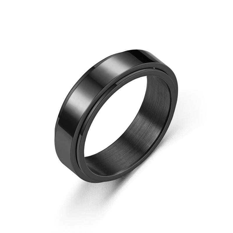 Durable Titanium Band Women, Elegant Steel Ring Accessory, Women's Titanium Steel Ring - available at Sparq Mart