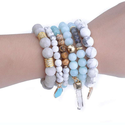Elegant Bracelet Gift, Healing Stone Bracelet, Natural Stone Jewelry - available at Sparq Mart