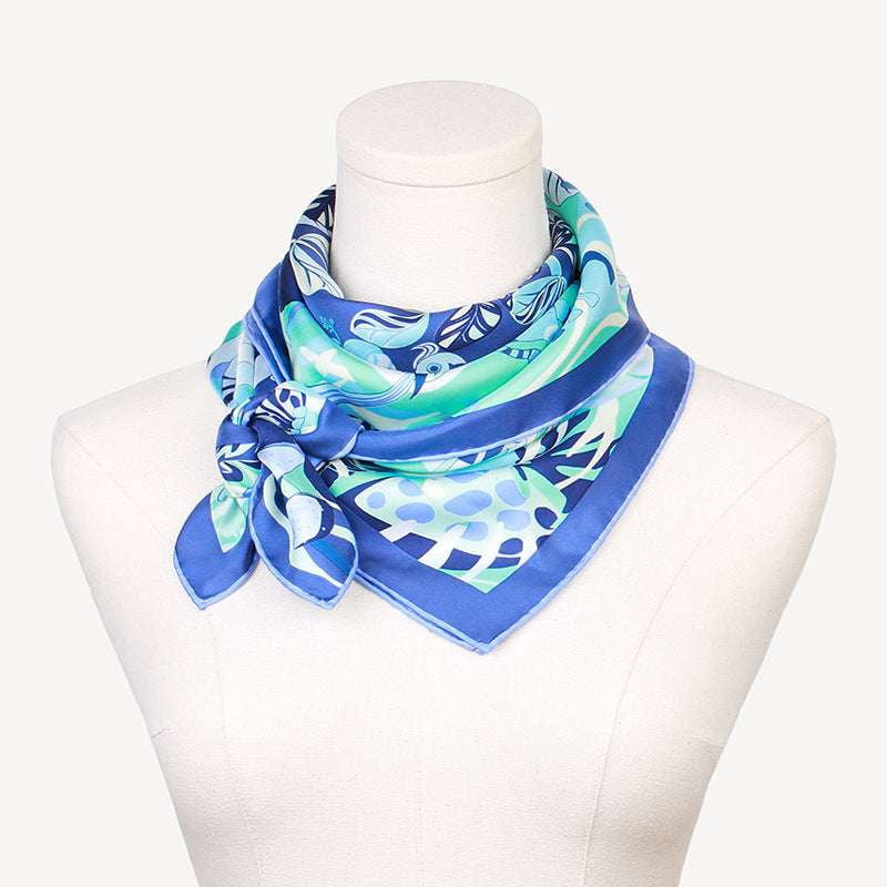 designer shawl wrap, luxurious silk scarves, twill silk scarf - available at Sparq Mart