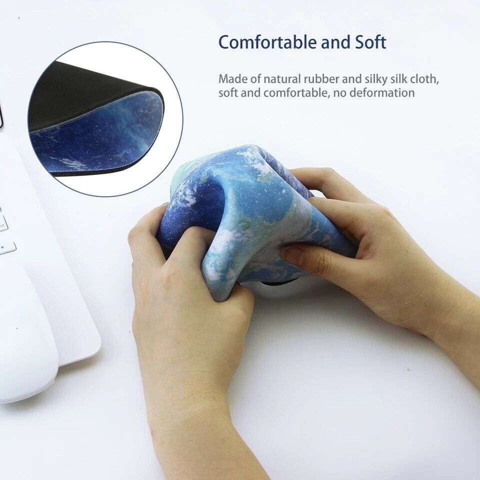 circular gaming pad, ergonomic mouse mat, non-slip mousepad - available at Sparq Mart