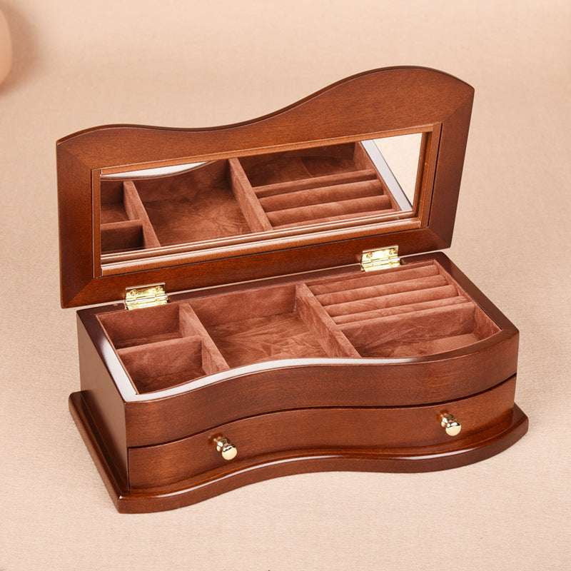 European Style Storage, Mahogany Storage Box, Walnut Jewelry Organizer - available at Sparq Mart