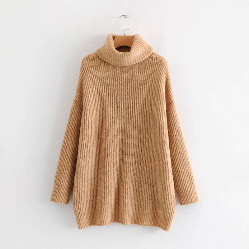 cozy knitwear, loose pullover sweater, trendy long sleeve sweater - available at Sparq Mart