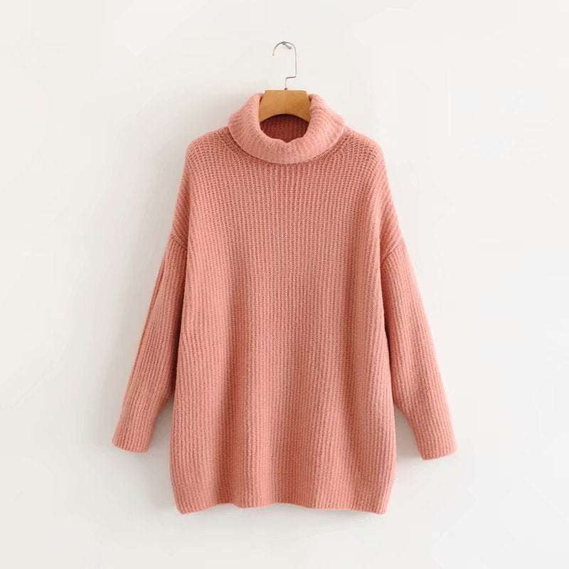 cozy knitwear, loose pullover sweater, trendy long sleeve sweater - available at Sparq Mart