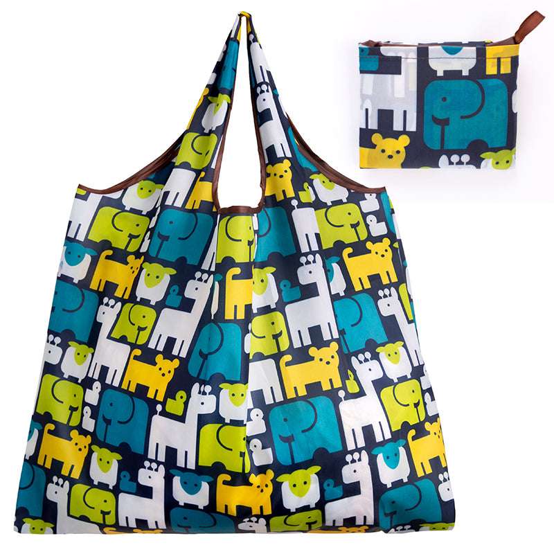 Collapsible shopping bag, Ladies reusable bag, Stylish grocery bag - available at Sparq Mart