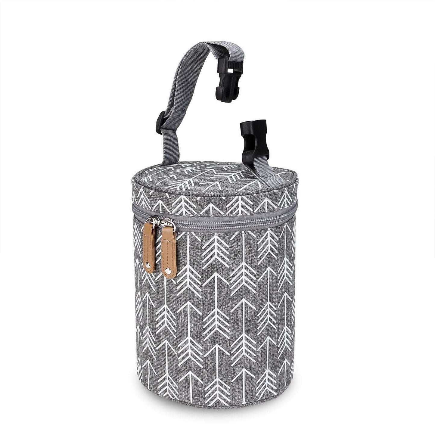 Insulated Stroller Bottle Holder, Portable Baby Bottle Bag, Stylish Bottle Insulator Tote - available at Sparq Mart