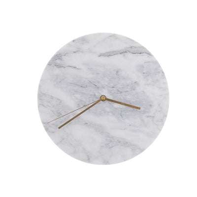 Creative Marble Clock, Mute Bedroom Clock, Nordic Wall Clock - available at Sparq Mart